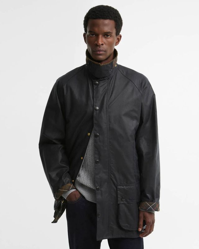 Barbour Icons Beaufort Wax Jacket - Navy