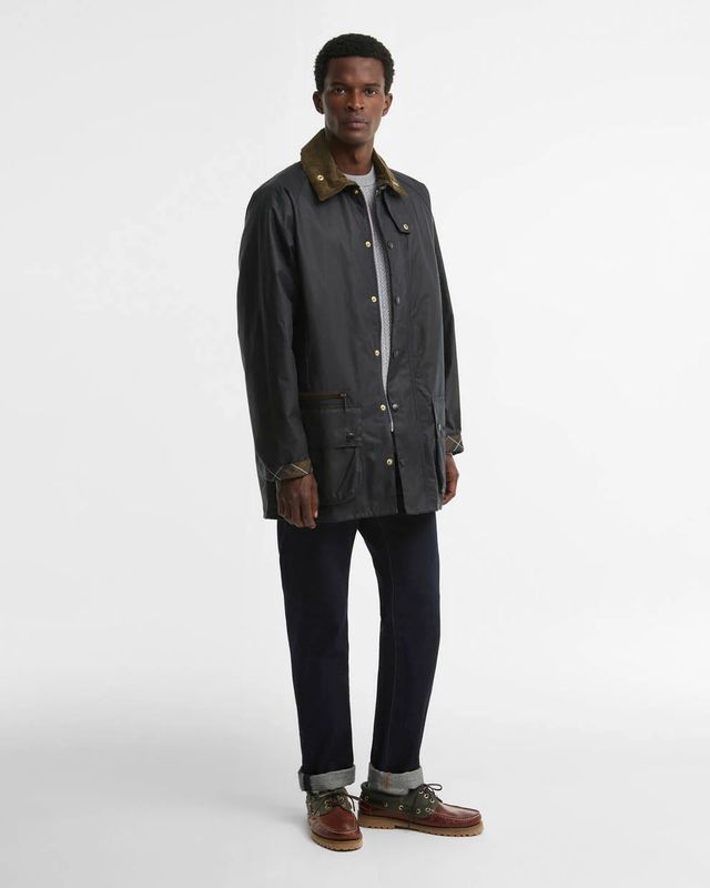 Barbour Icons Beaufort Wax Jacket - Navy
