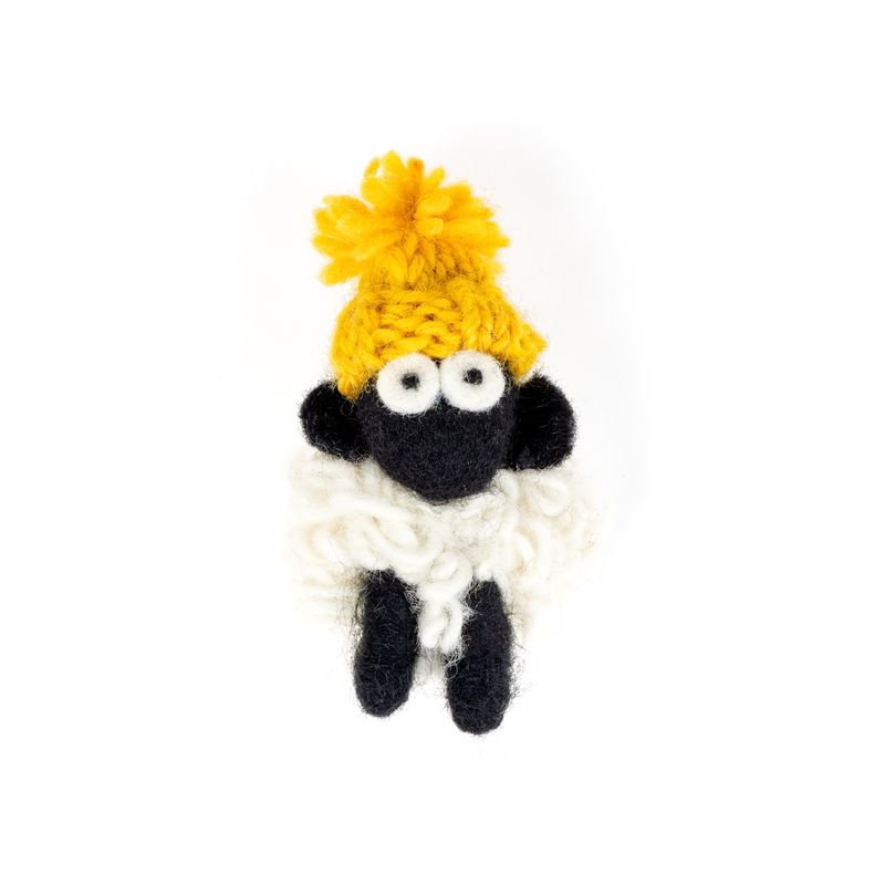 Sheep Bobble Hat Magnet
