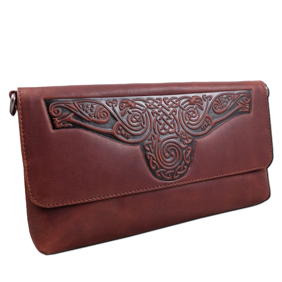 Ciara Celtic Clutch, Colour: Brown