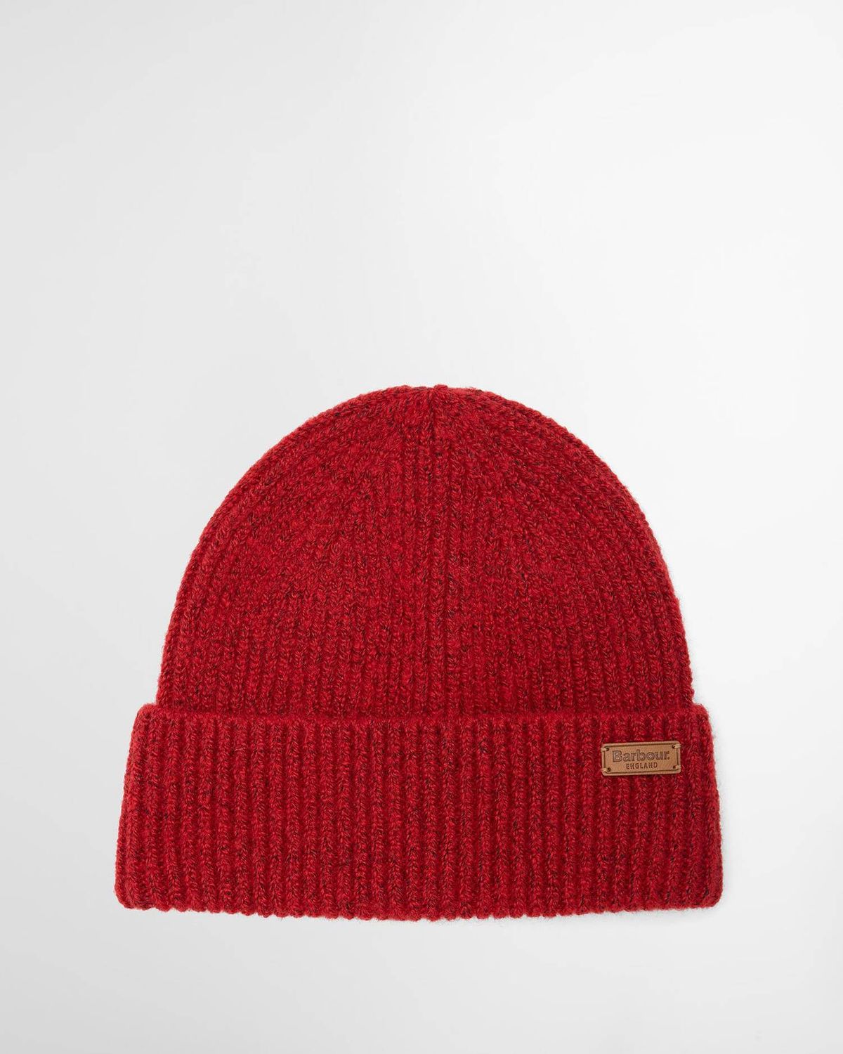 Barbour Pendle Beanie Hat - Crimson