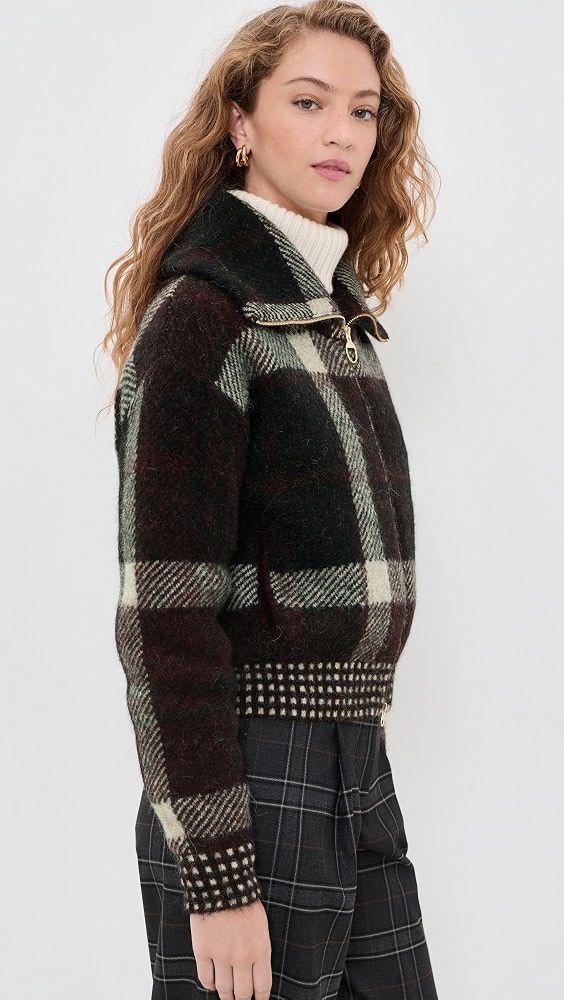 Barbour Carville Knit Bomber Barbour Carville Knit Bomber