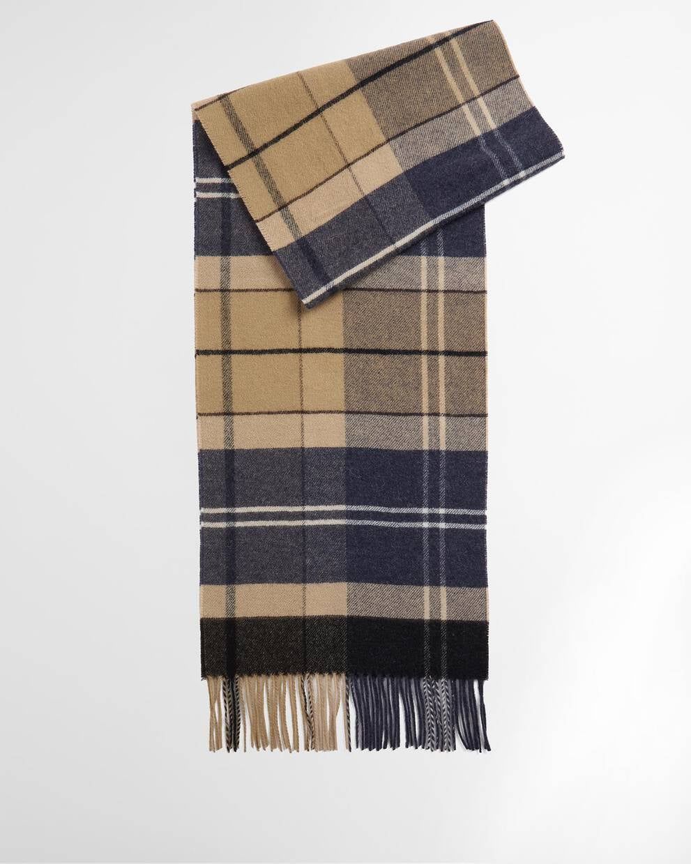 Barbour Inverness Tartan Scarf, Colour: Birchwood Dress