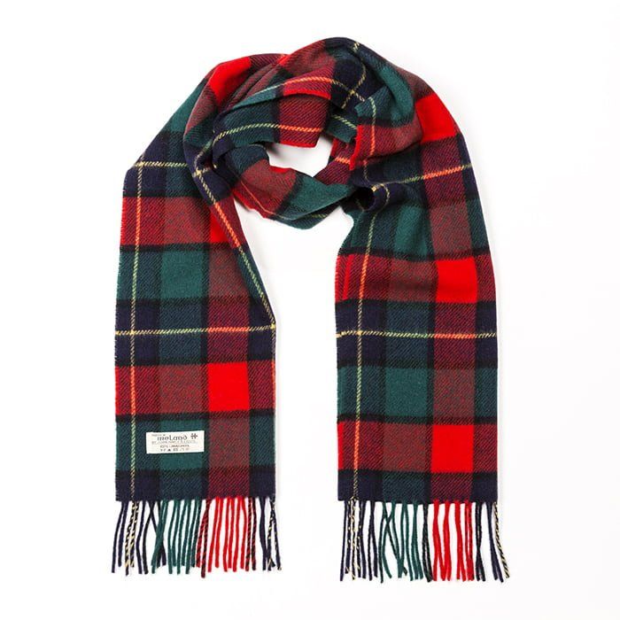 Irish Wool Scarf Medium - Kilgore Tartan