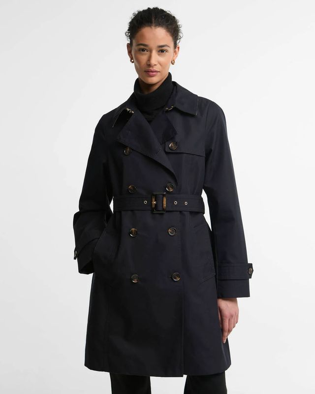 Barbour - Short Greta Showerproof Trench Coat