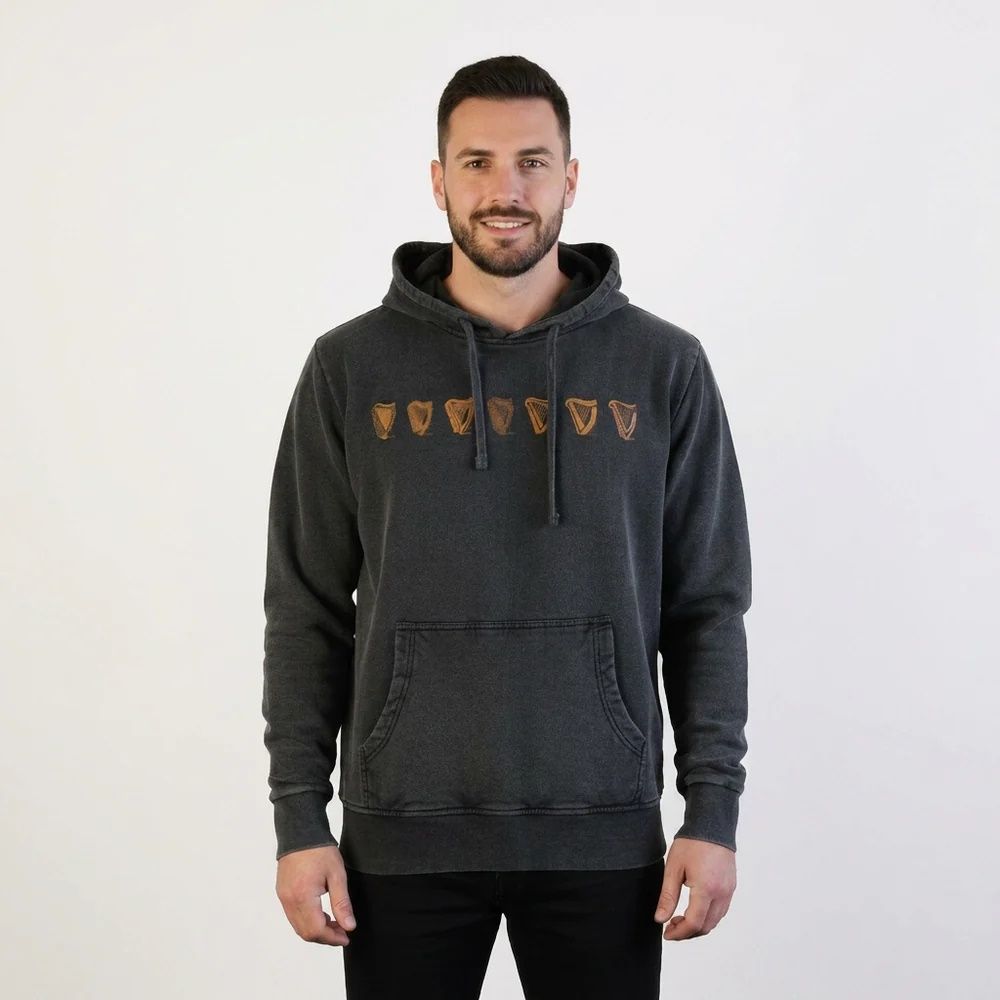 Distressed Evolution of Harp - Hoodie