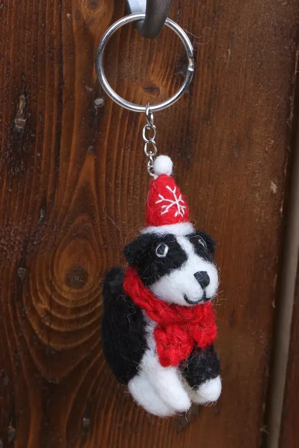 Shep The Sheep Dog Keyring