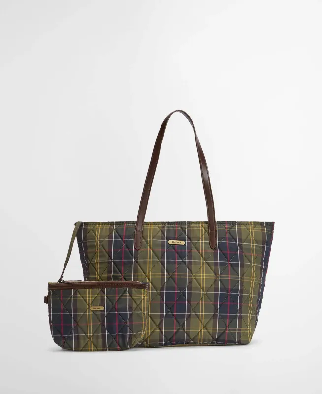Wetherham Quilted Tartan Tote Bag