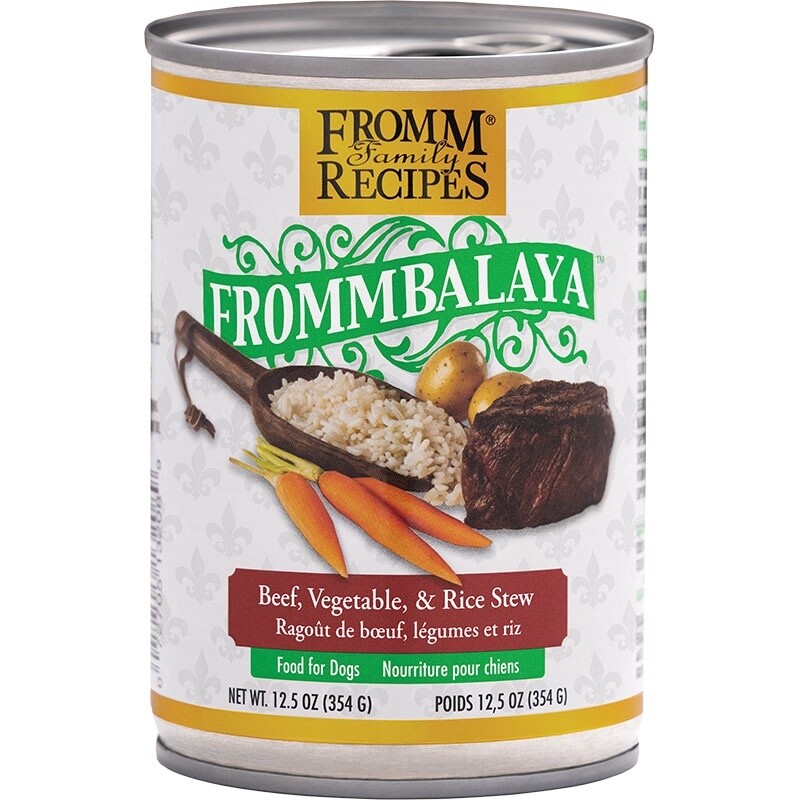 Fromm Dog Frommbalaya Canned Stews 12.5oz, count: Each, flavor: Beef