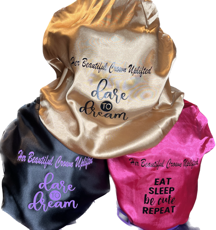 SATIN HAIR BONNETS