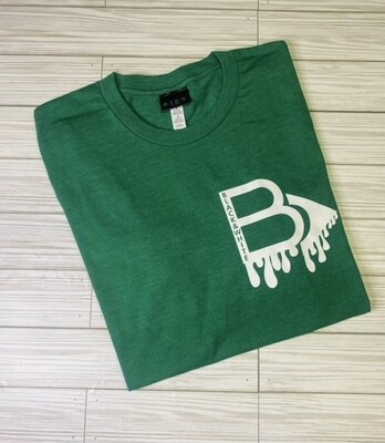 BTBW Drip Logo Short Sleeve Tee-(Green)