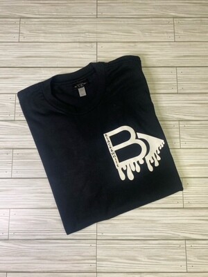 BTBW Drip Logo Short Sleeve Tee-(Black)