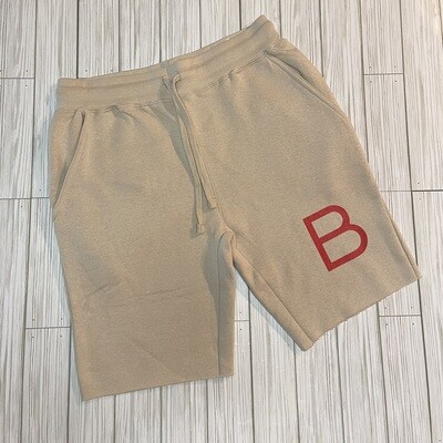 B Logo Jogger Shorts