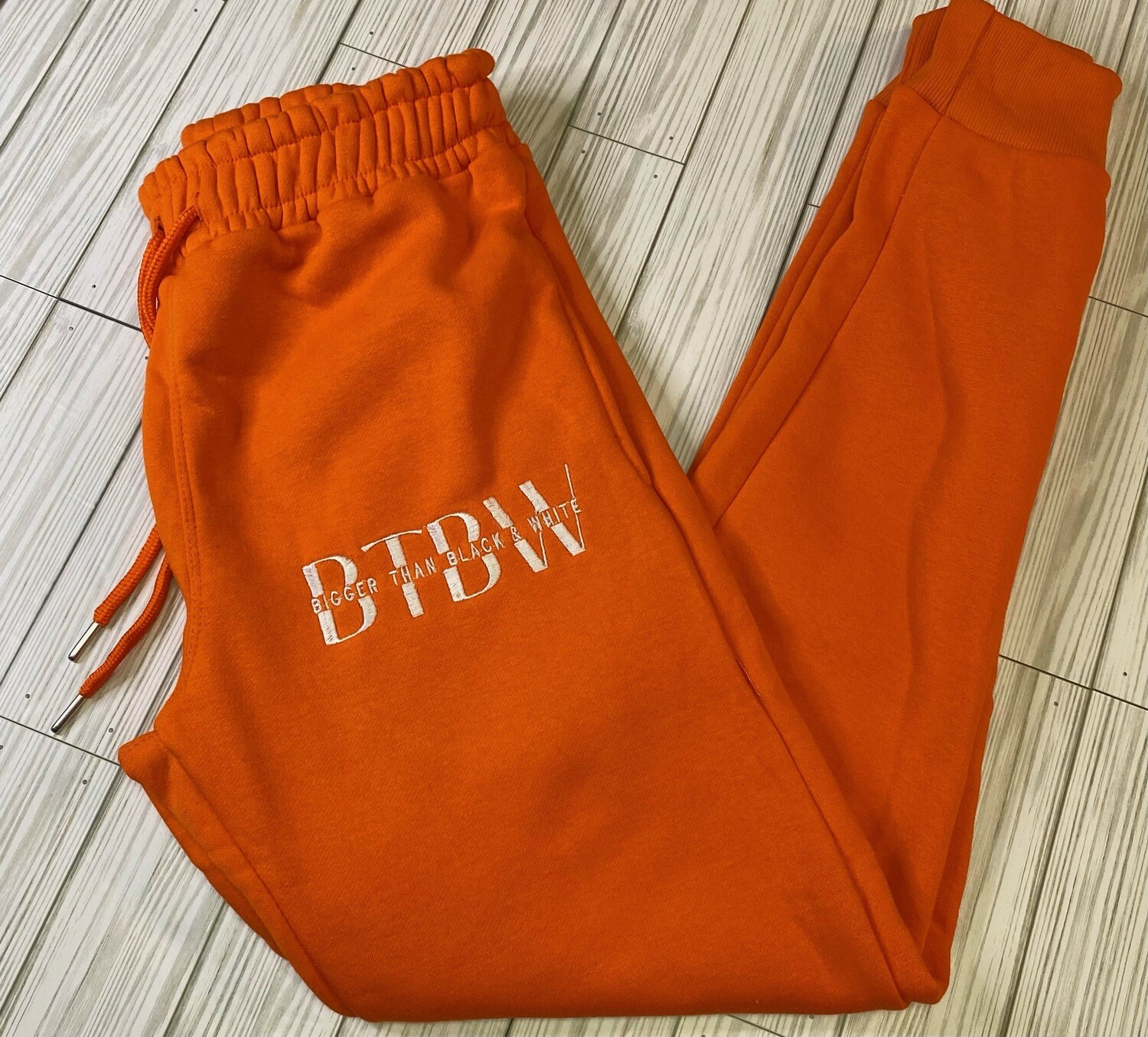 BTBW Orange Jogger Pants