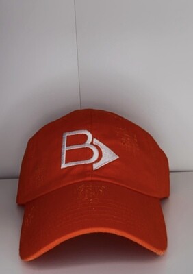 BTBW Distressed Dad Hat Orange