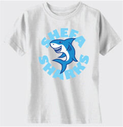 Sharks White T-Shirt