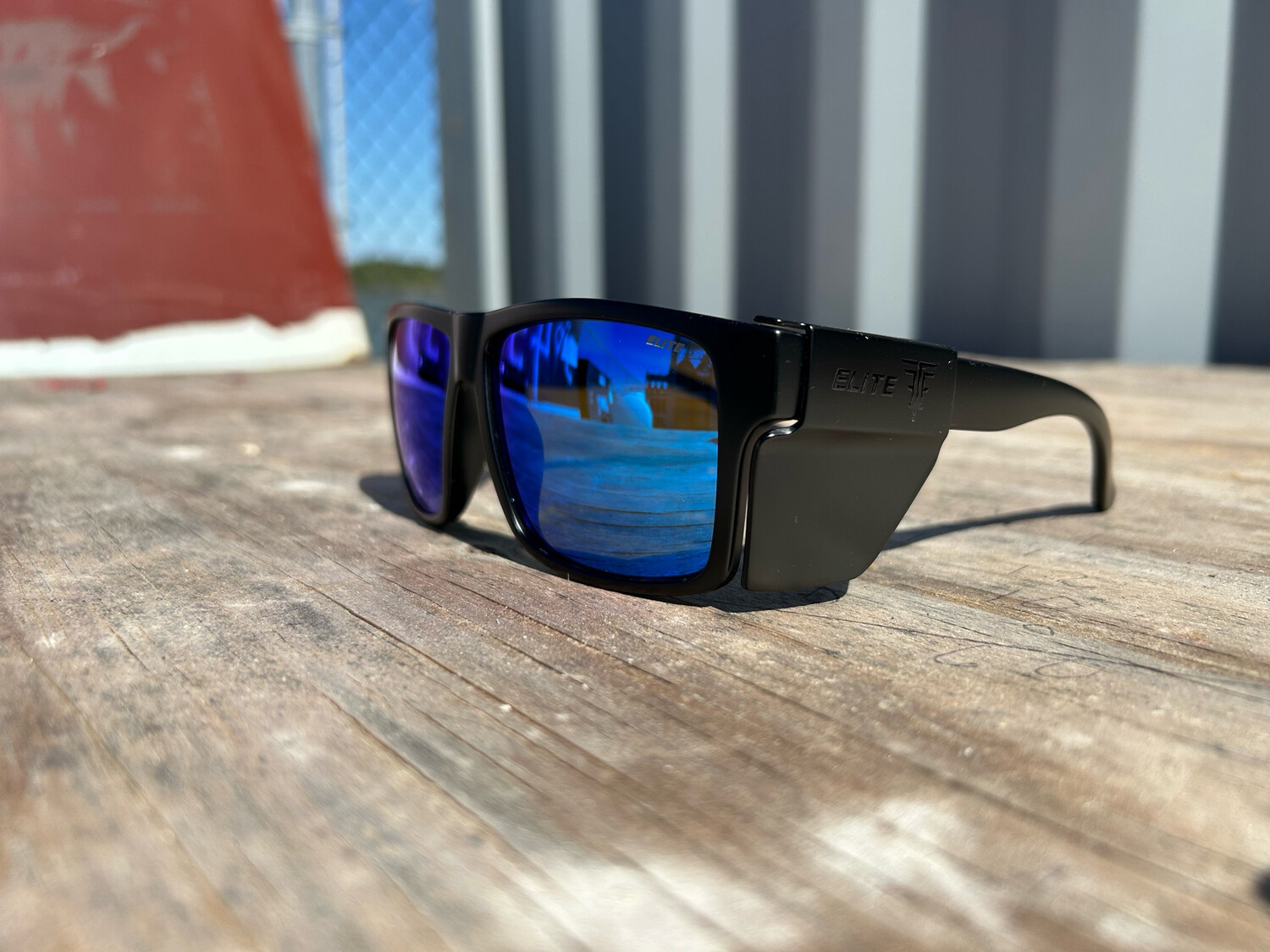 DELTA Safety Glasses Ansi Z87.1 (Blue) Polarized