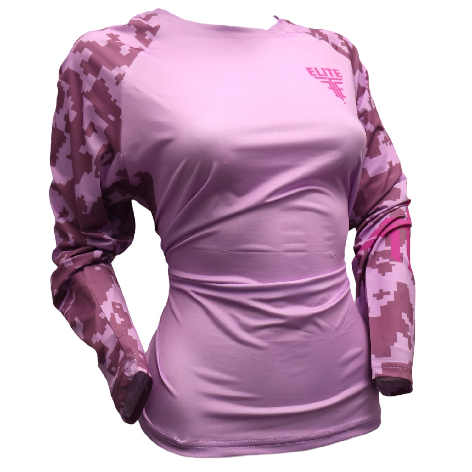 DRY FIT LONG SLEEVE AND FACE MASK PURPLE