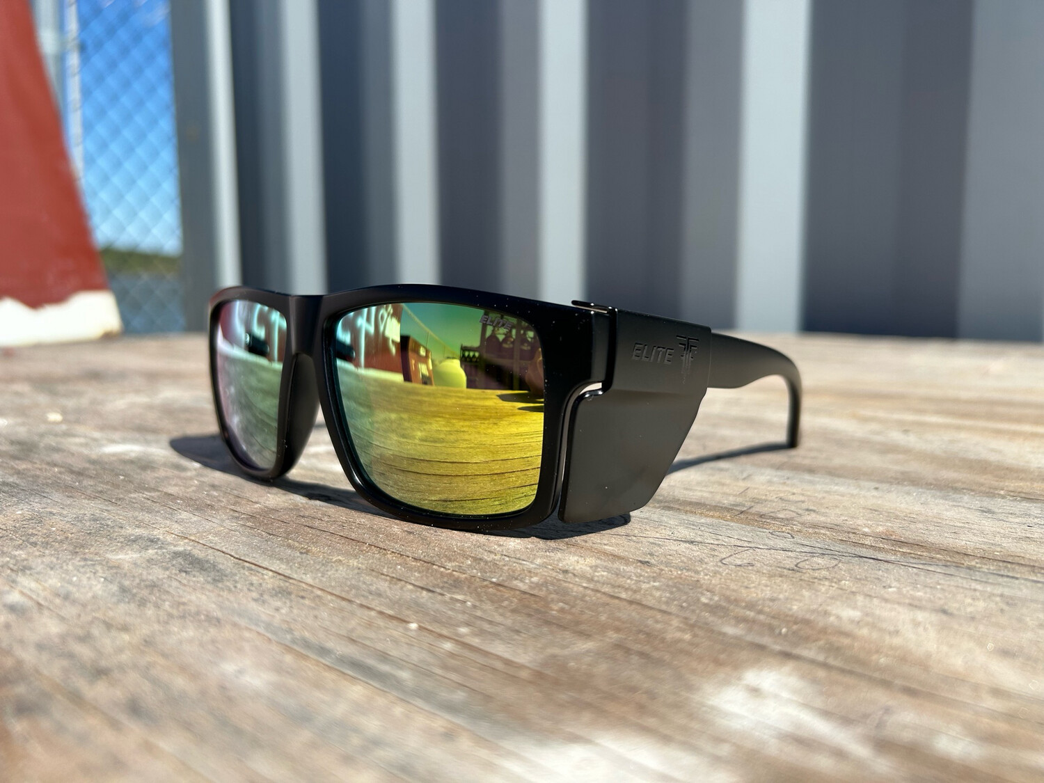 DELTA Safety Glasses Ansi Z87.1 (Gold) Polarized