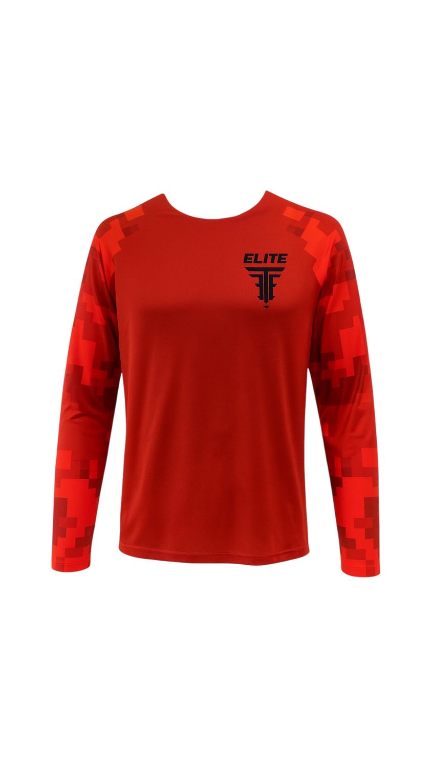DRY FIT SHIRT LONG SLEEVE AND FACE MASK (UNISEX) RED