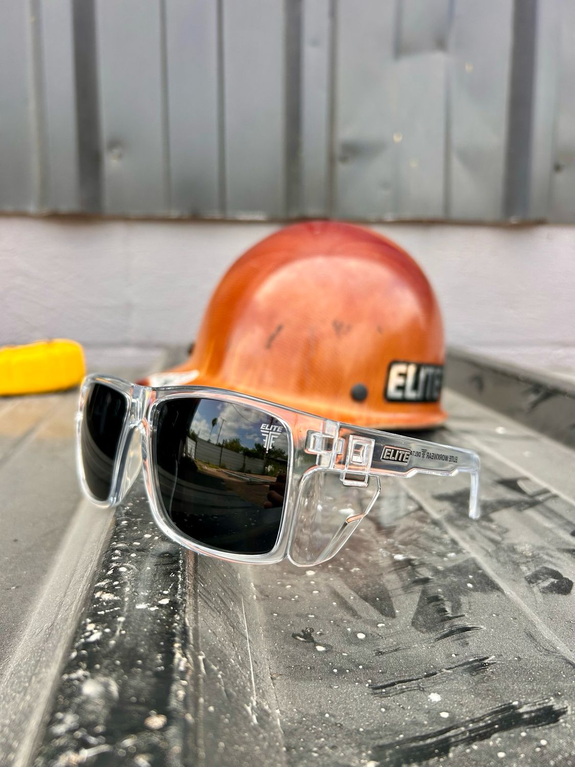 DELTA CLEAR FRAME- BLACK LENS