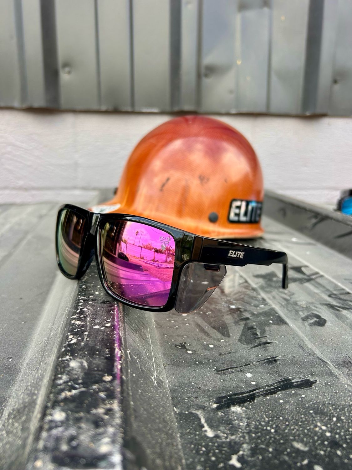 DELTA BLACK FRAME - PURPLE LENS