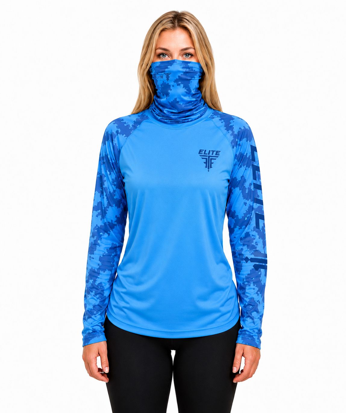DRY FIT OCEAN BLUE CAMO WITH MASK INCLUDED