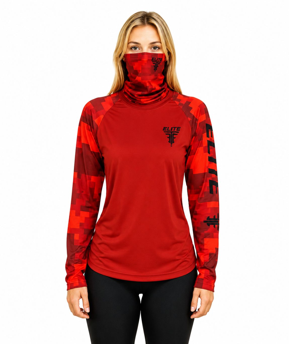 UNISEX DRY FIT LAVA RED WITH MASK INCLUDED