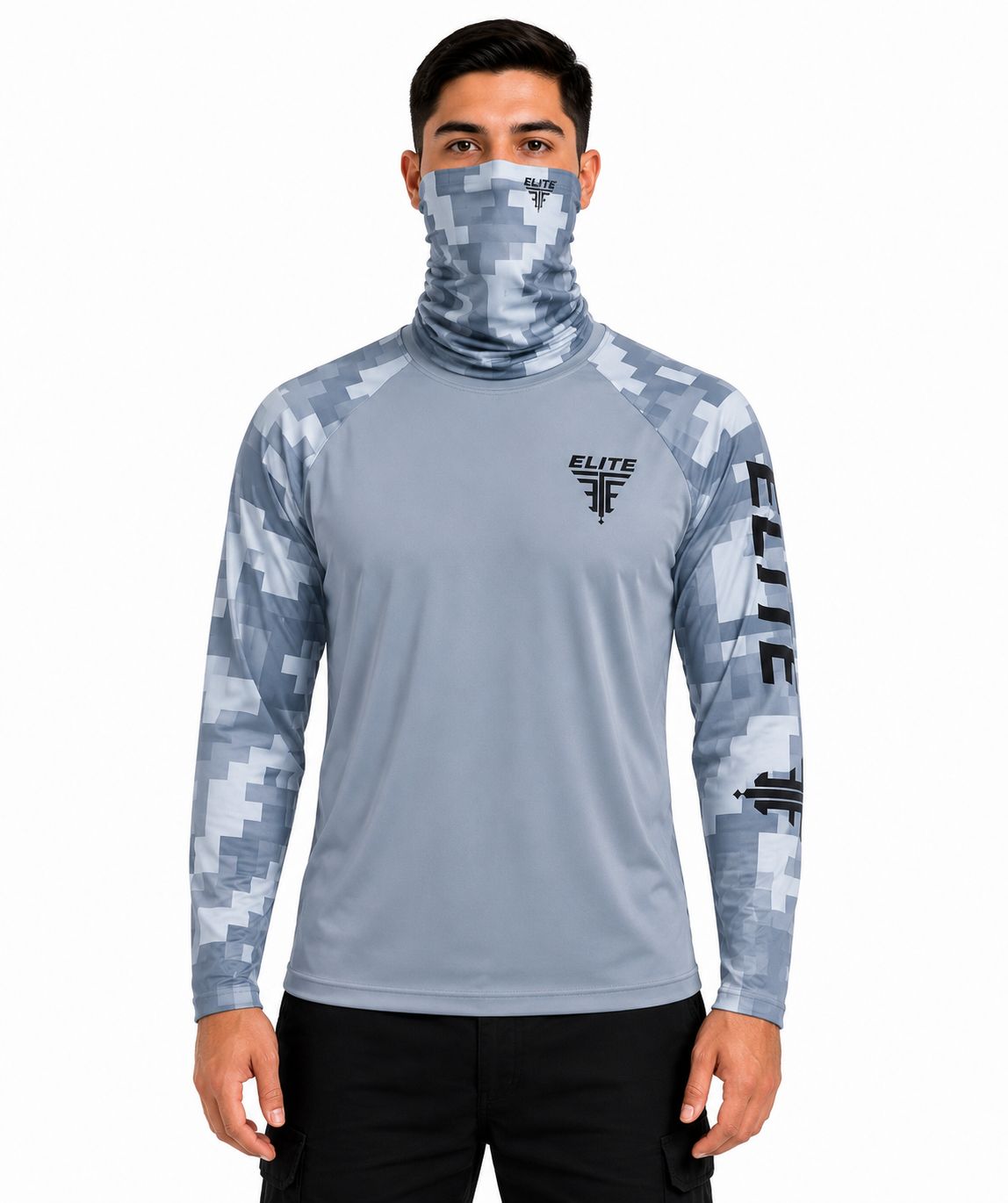 UNISEX DRY FIT GLACIER GRAY WITH MASK INCLUDED