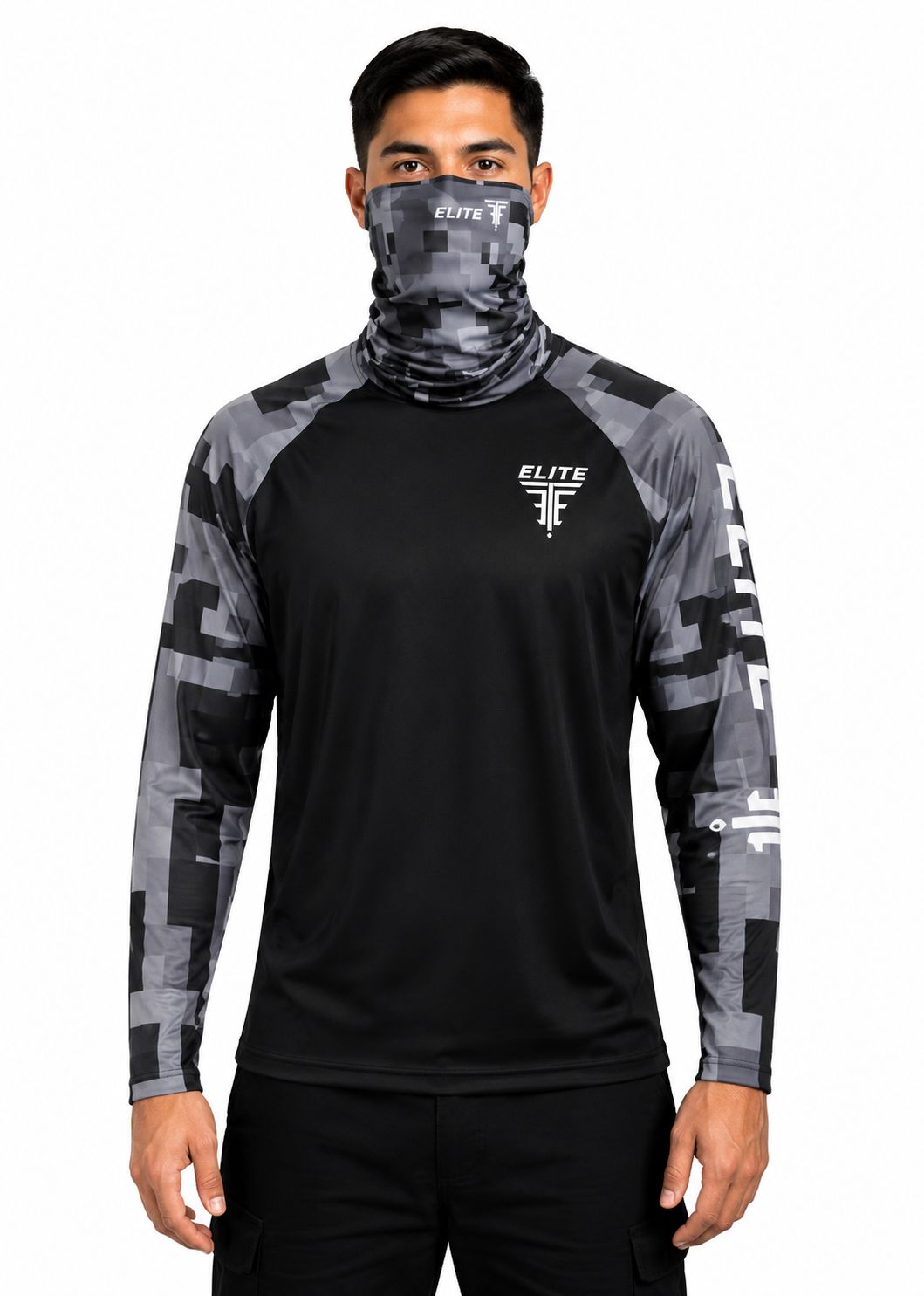 UNISEX DRY FIT ONYX CAMO WITH MASK INCLUDED