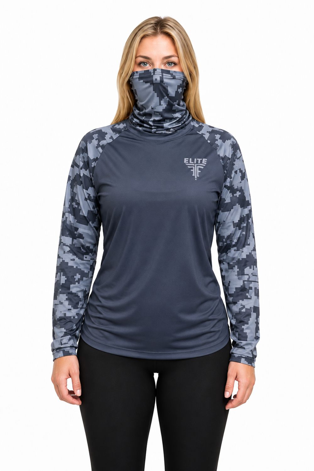 UNISEX DARK SMOKE DRY FIT - FACE MASK INCLUDED
