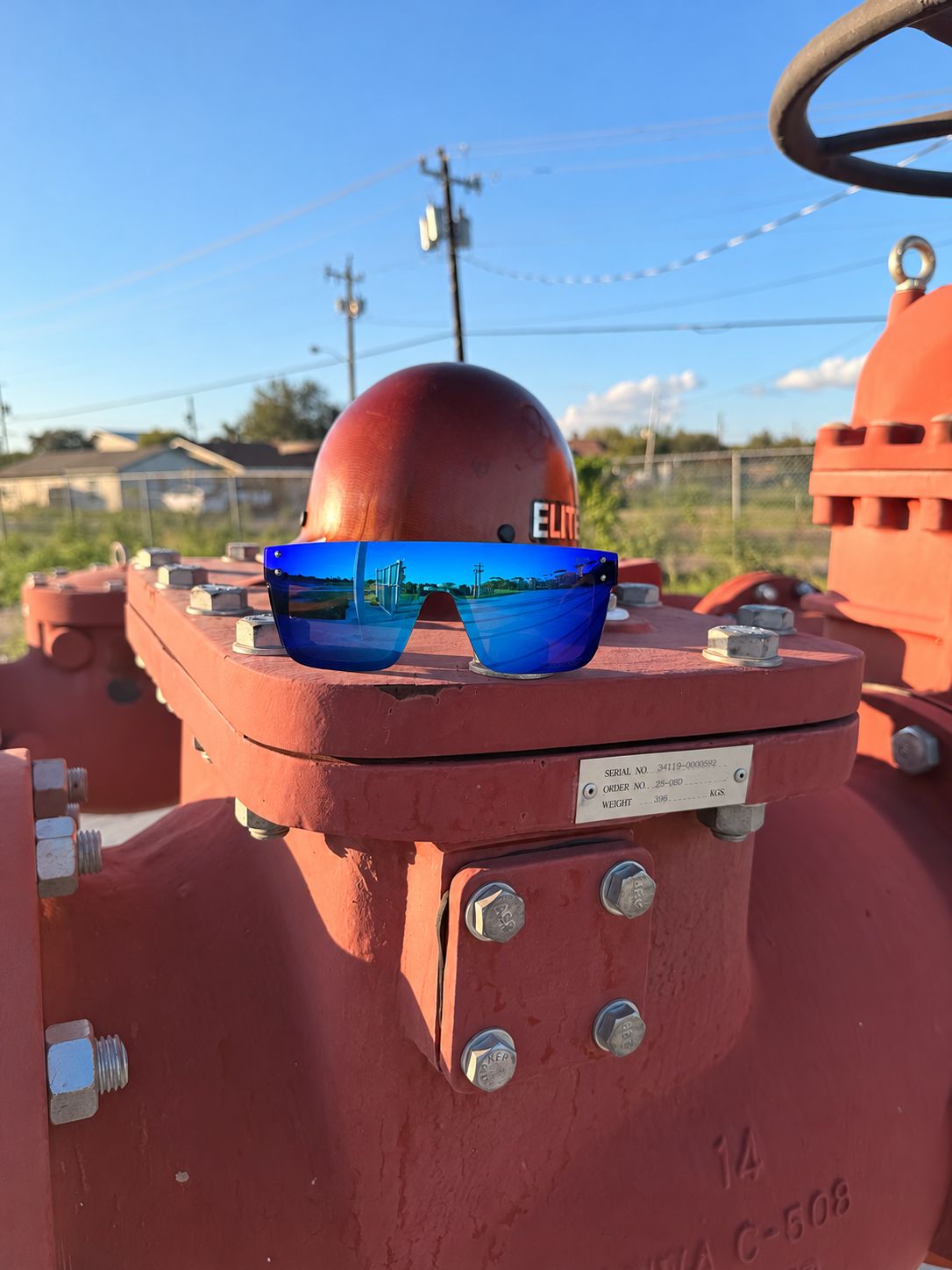 ELITE SIGMA SAFETY GLASSES Z87.1 - BLUE