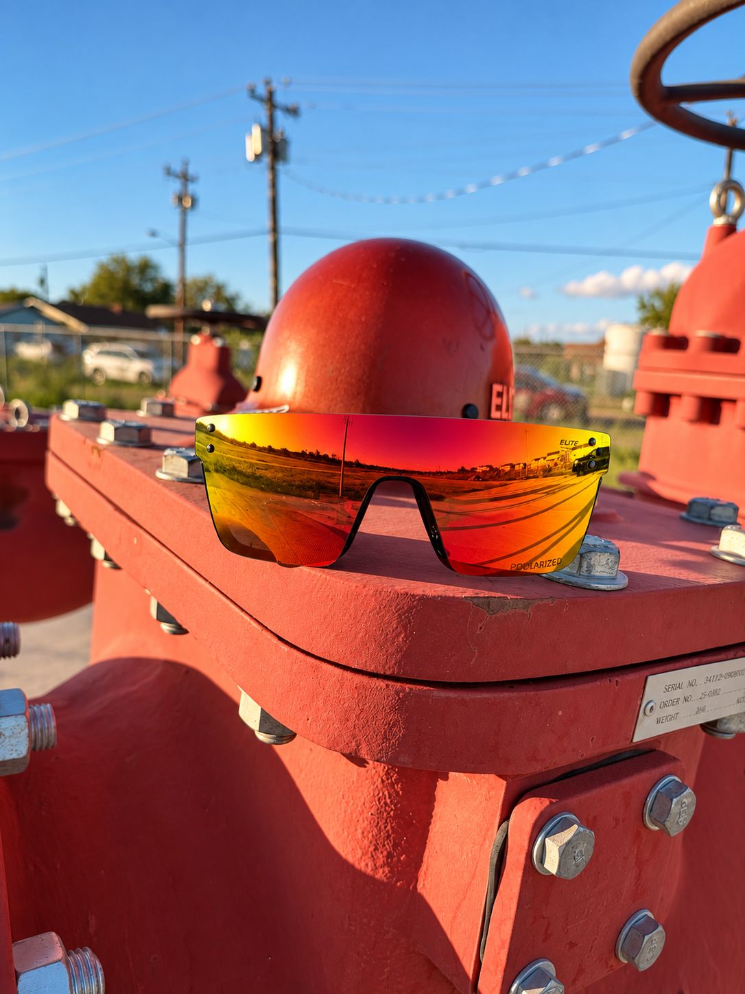 ELITE SAFETY GLASSES Z87.1 -RED