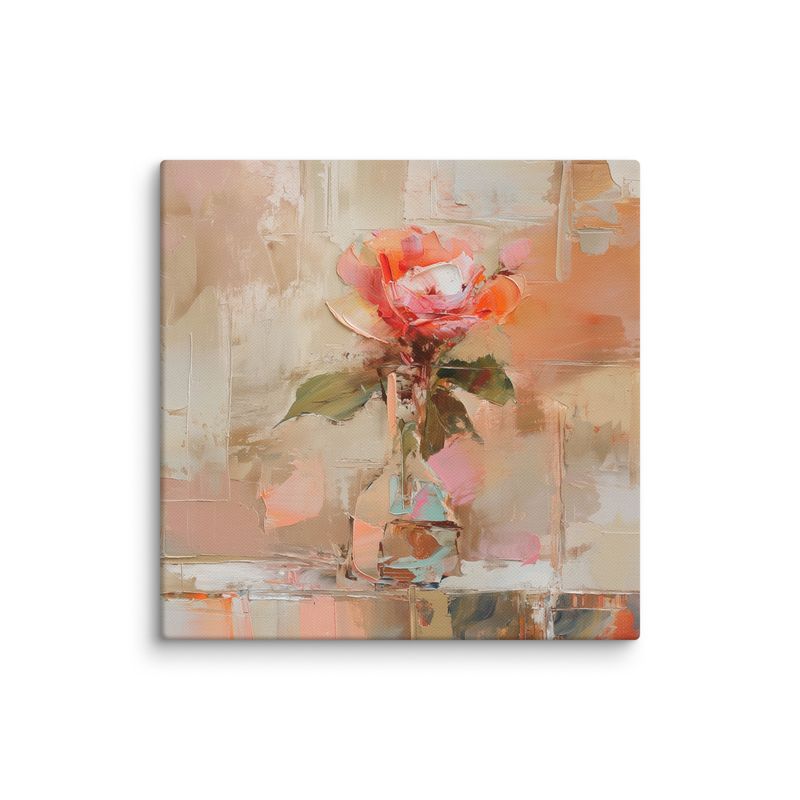 Rose Still Life: Canvas Print