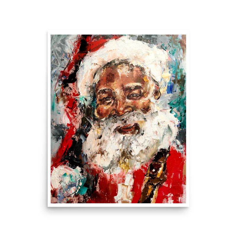 Santa Poster Print