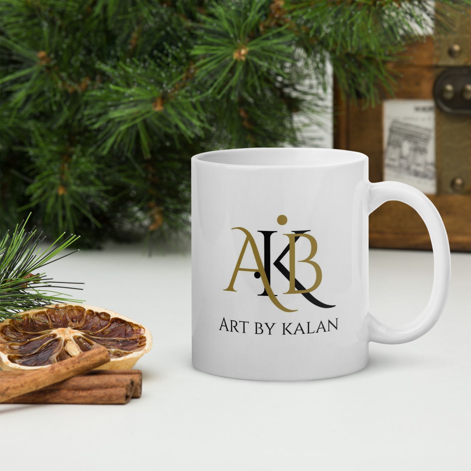 Art By Kalan: White glossy mug