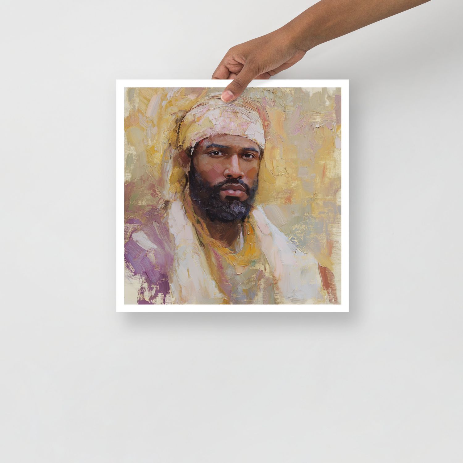 Portrait Study of A Moorish Man: Poster Print