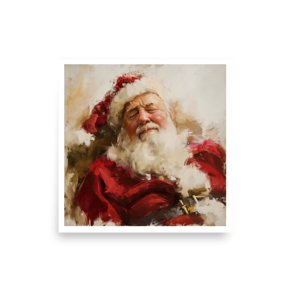 Dreaming of the Day To Come: Santa Poster Print