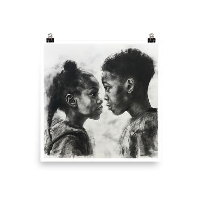 Siblings: Poster Print
