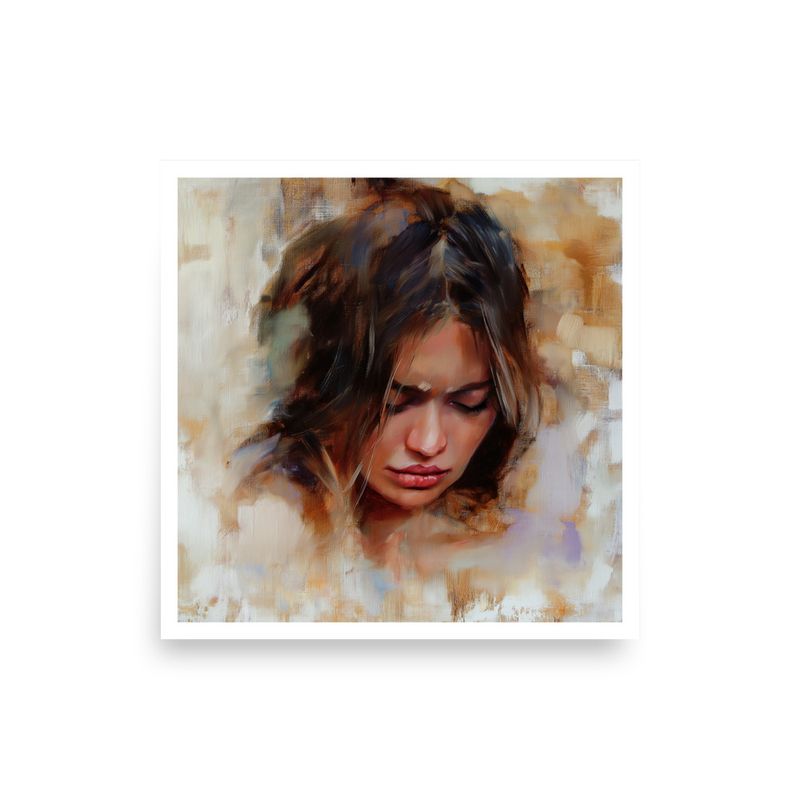 Portrait of A Young Lady: Poster Print