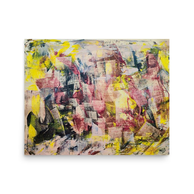 Exploration of Movement In the Light of Lost Love: Poster Print