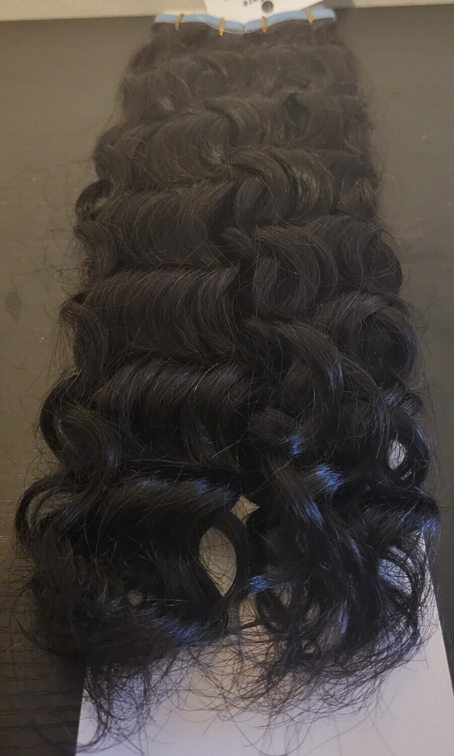 Water Wave Tape in Human Hair Extension 100% Virgin