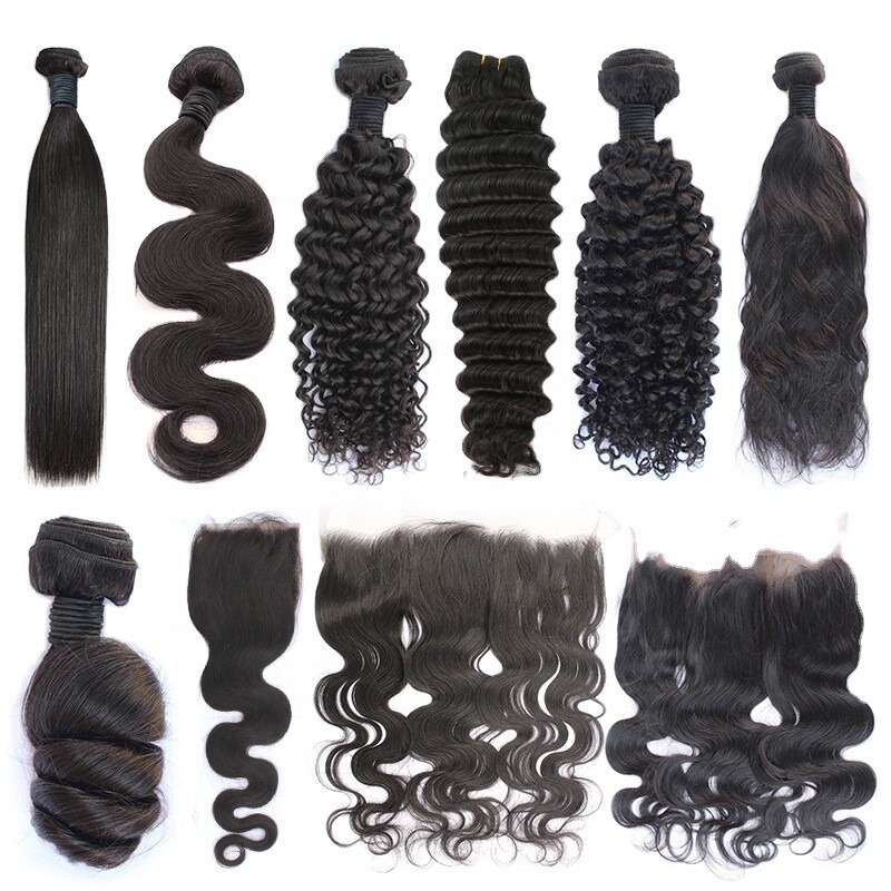 Hair Closure Bundle 16&quot; 18&quot; 20&quot; and 16&quot; closure