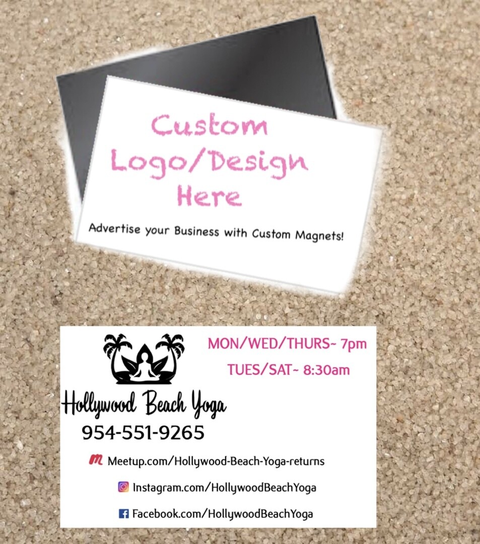 Custom Business Card Size Magnet