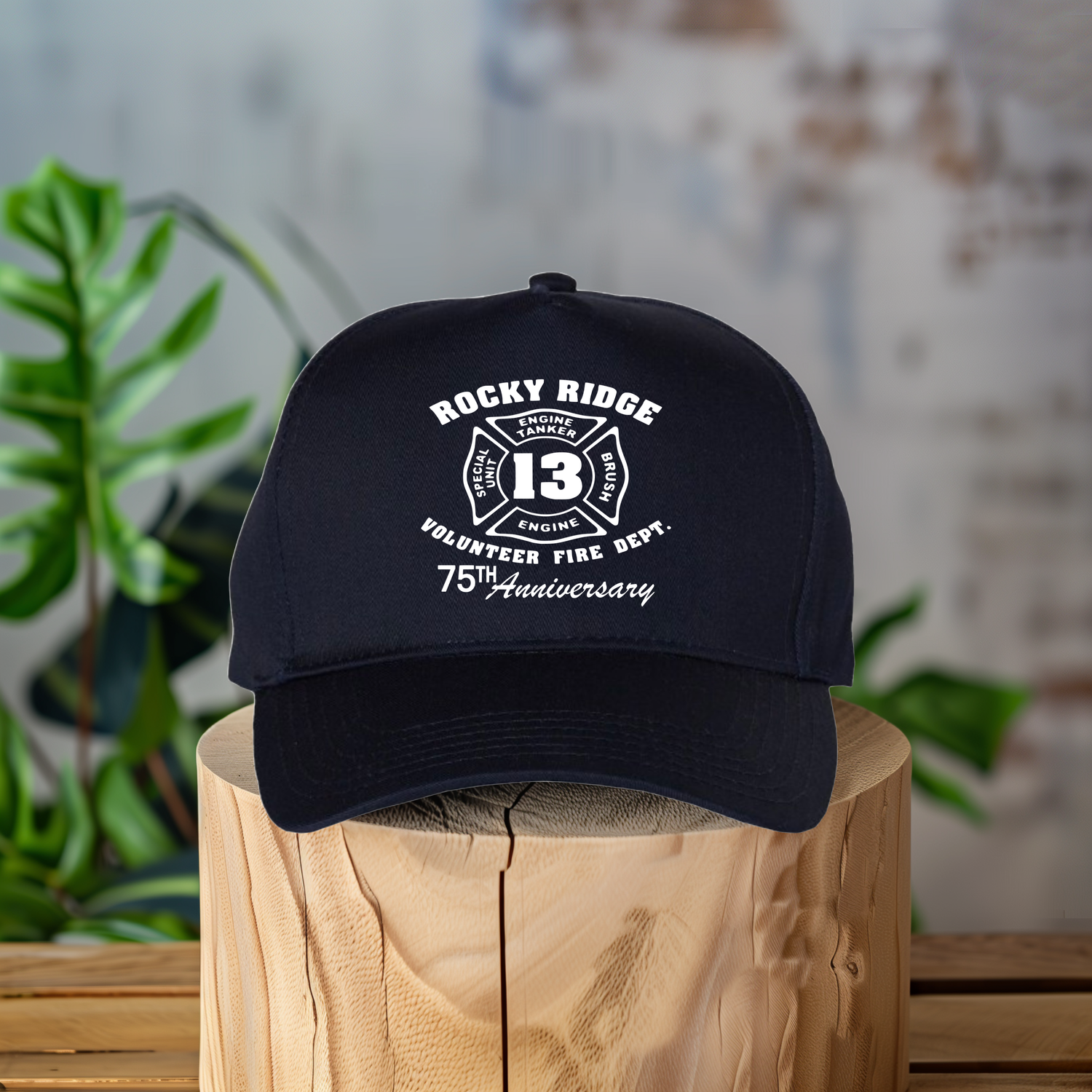 75th Anniversary Cap, Logo Color: White