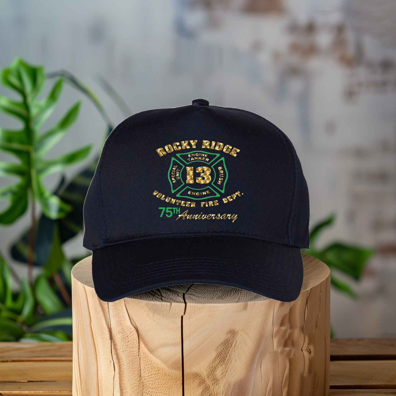 75th Anniversary Cap, Logo Color: Green