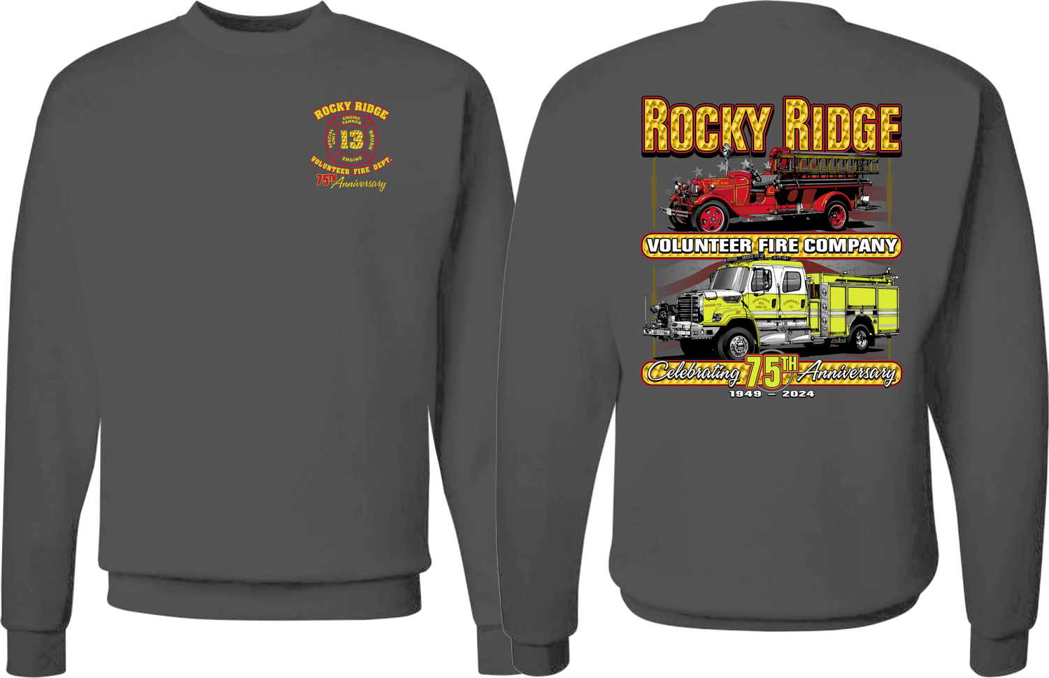 75th Anniversary Core Fleece Crewneck Sweatshirt