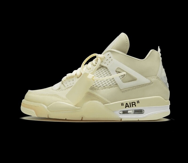 Air Jordan 4 Retro Off-White Sail-REPLICA