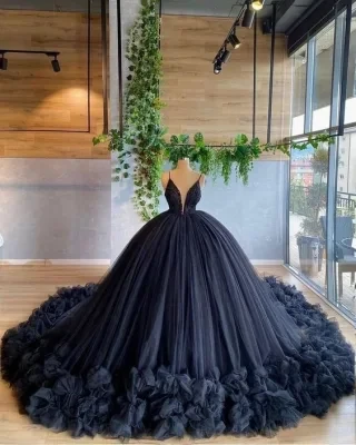 Ball Gown with Ruffles