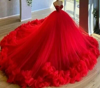 Ball Gown with Ruffles
